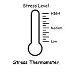 Wine Glass Stress Thermometer